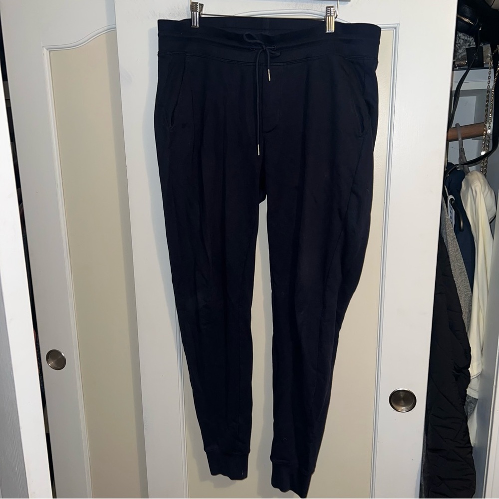 Moncler Navy Pantalone Sweatpant Joggers Size: XL